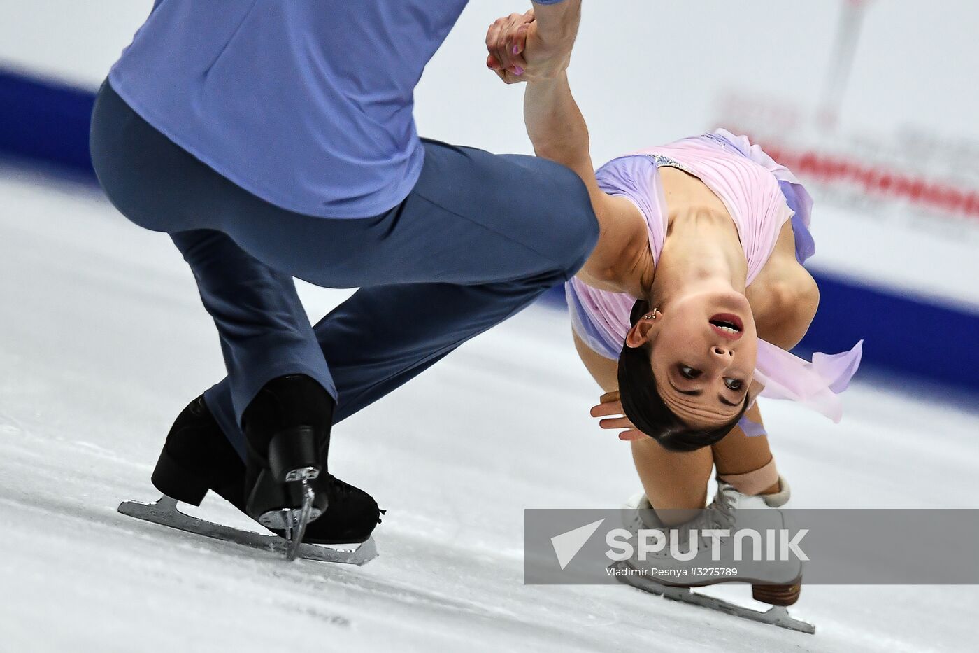 European Figure Skating Championships. Pairs' short program