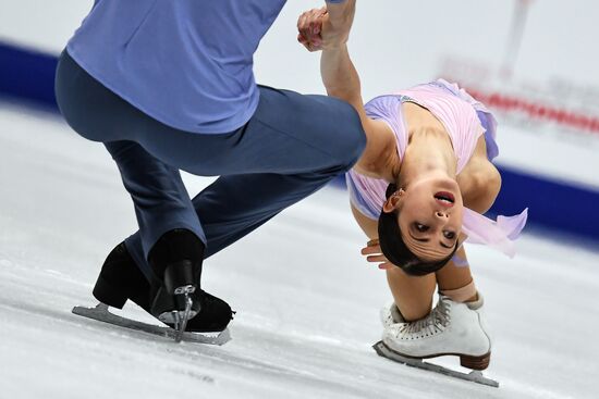 European Figure Skating Championships. Pairs' short program