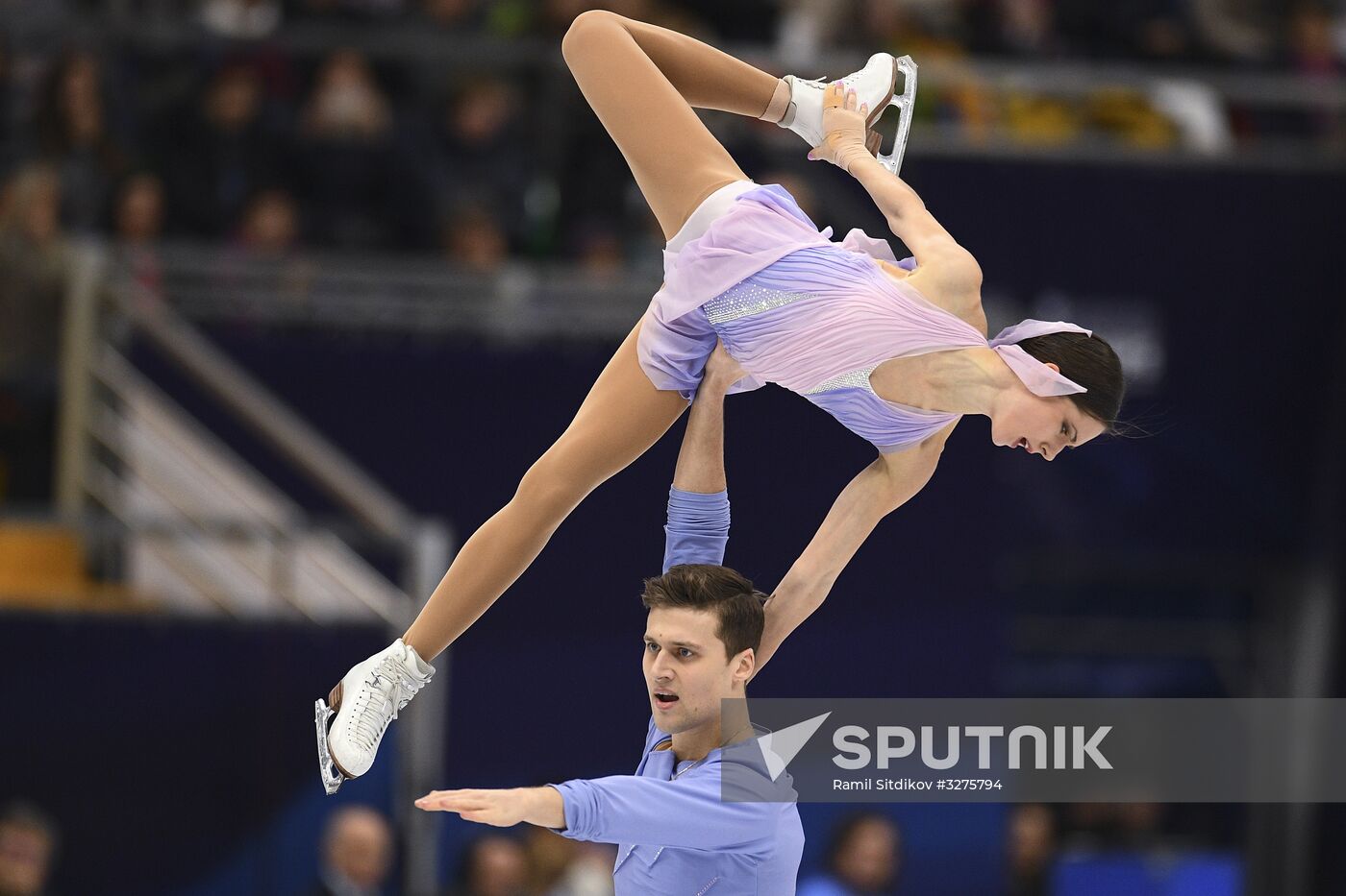 European Figure Skating Championships. Pairs' short program