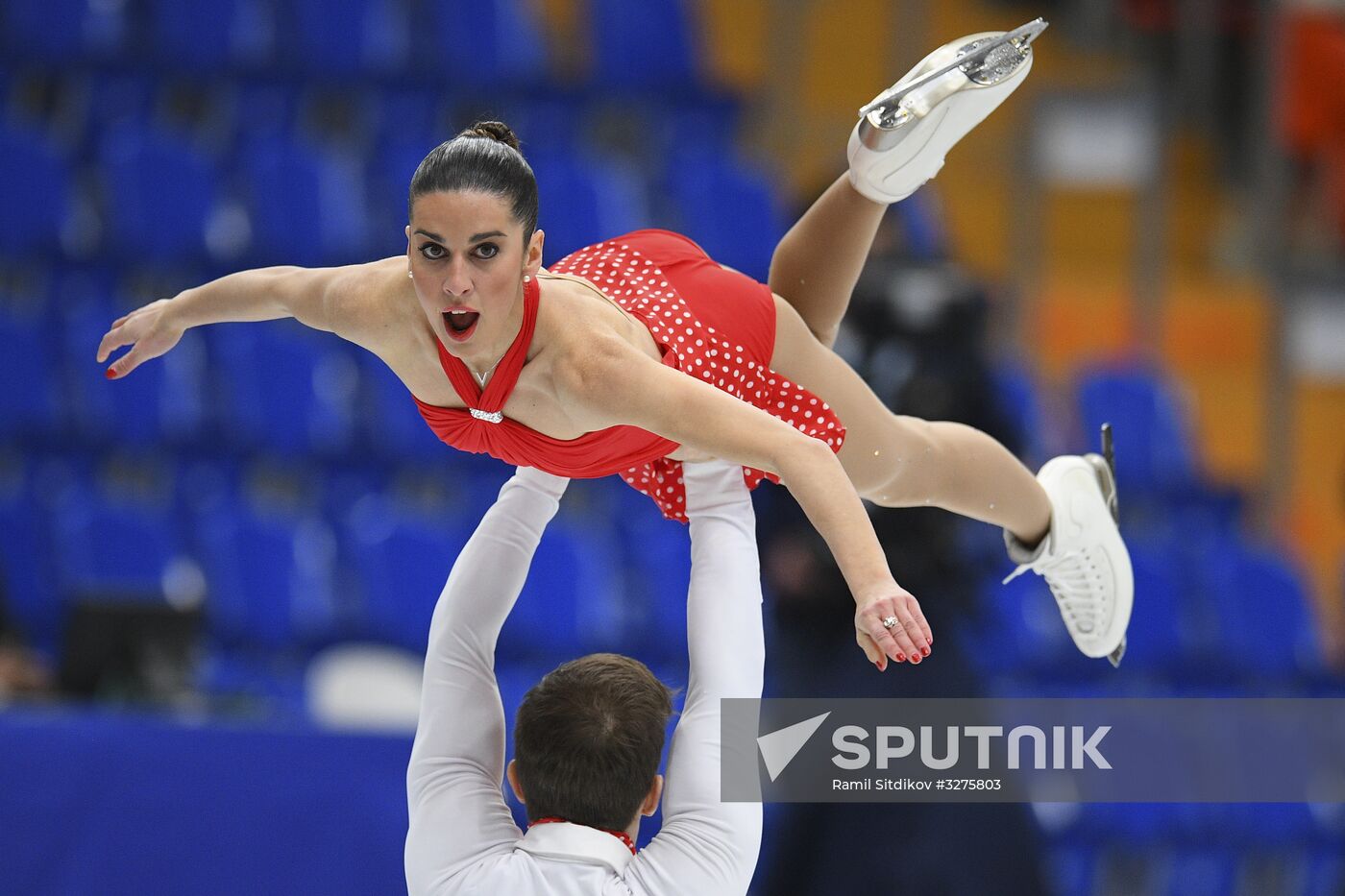 European Figure Skating Championships. Pairs' short program