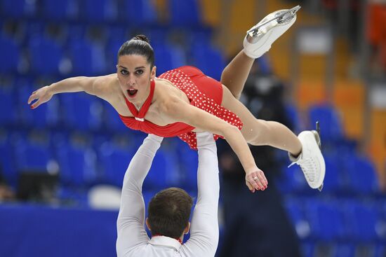 European Figure Skating Championships. Pairs' short program