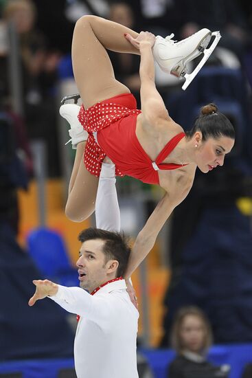 European Figure Skating Championships. Pairs' short program