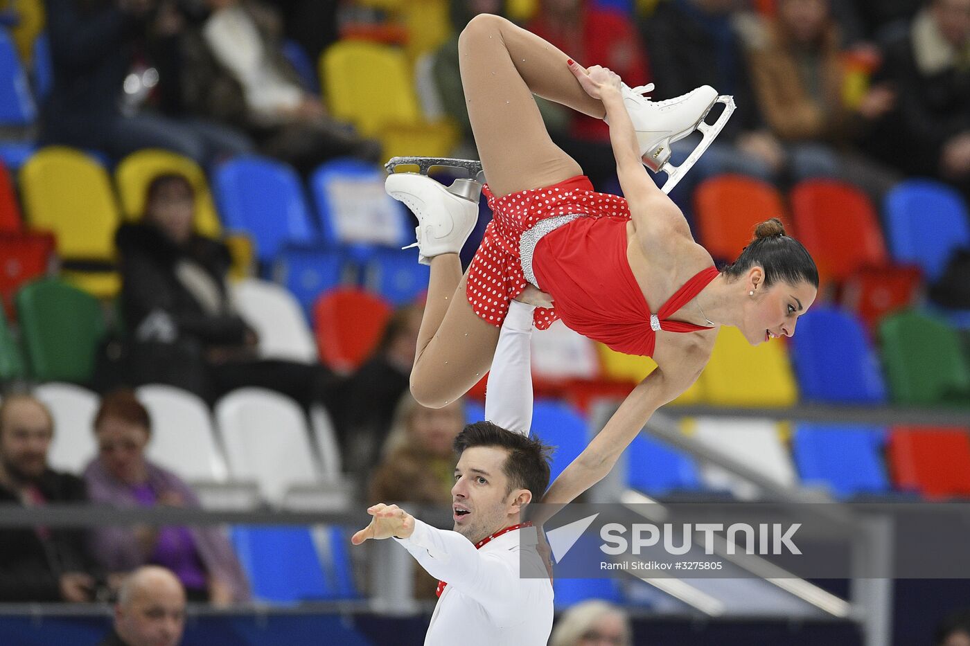 European Figure Skating Championships. Pairs' short program