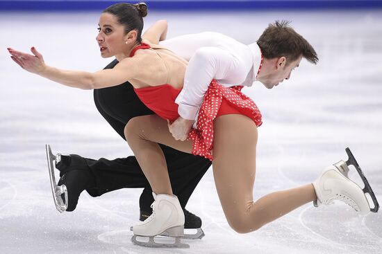 European Figure Skating Championships. Pairs' short program
