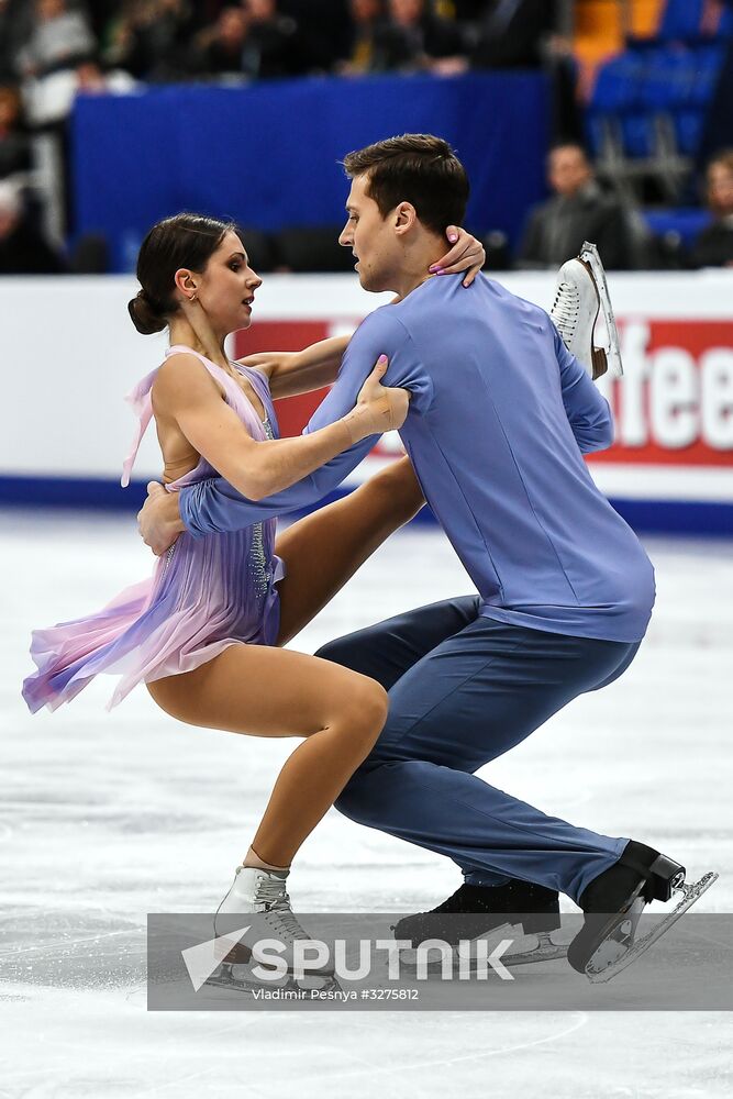 European Figure Skating Championships. Pairs' short program