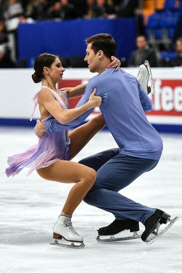European Figure Skating Championships. Pairs' short program