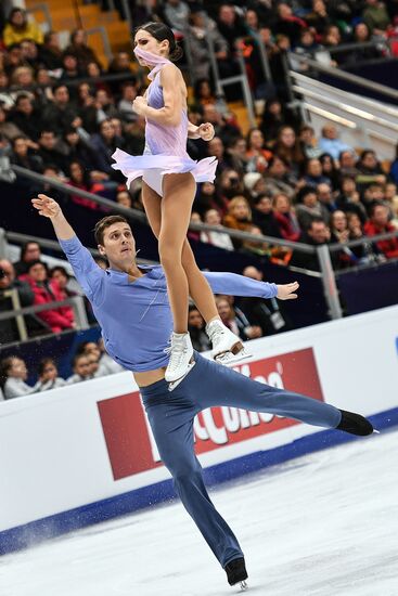 European Figure Skating Championships. Pairs' short program