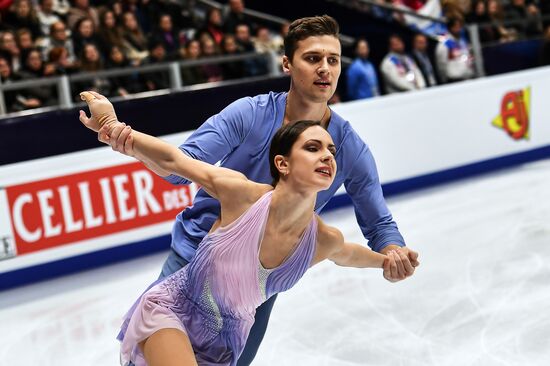 European Figure Skating Championships. Pairs' short program