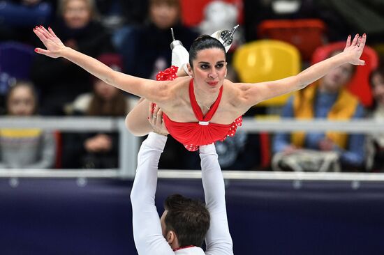 European Figure Skating Championships. Pairs' short program