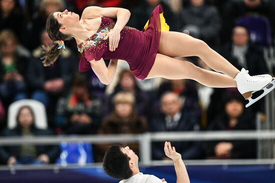 European Figure Skating Championships. Pairs' short program
