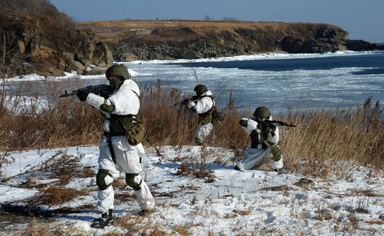 Pacific Navy detached engineering battalion holds exercise