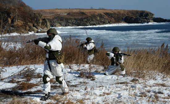 Pacific Navy detached engineering battalion holds exercise