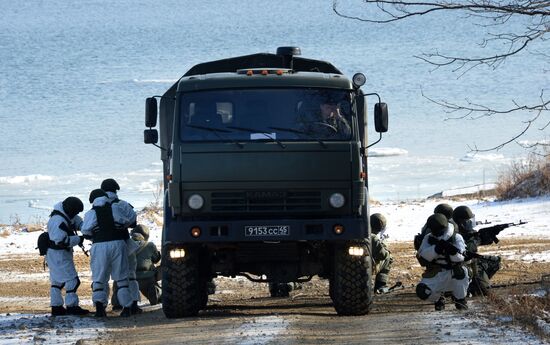 Pacific Navy detached engineering battalion holds exercise