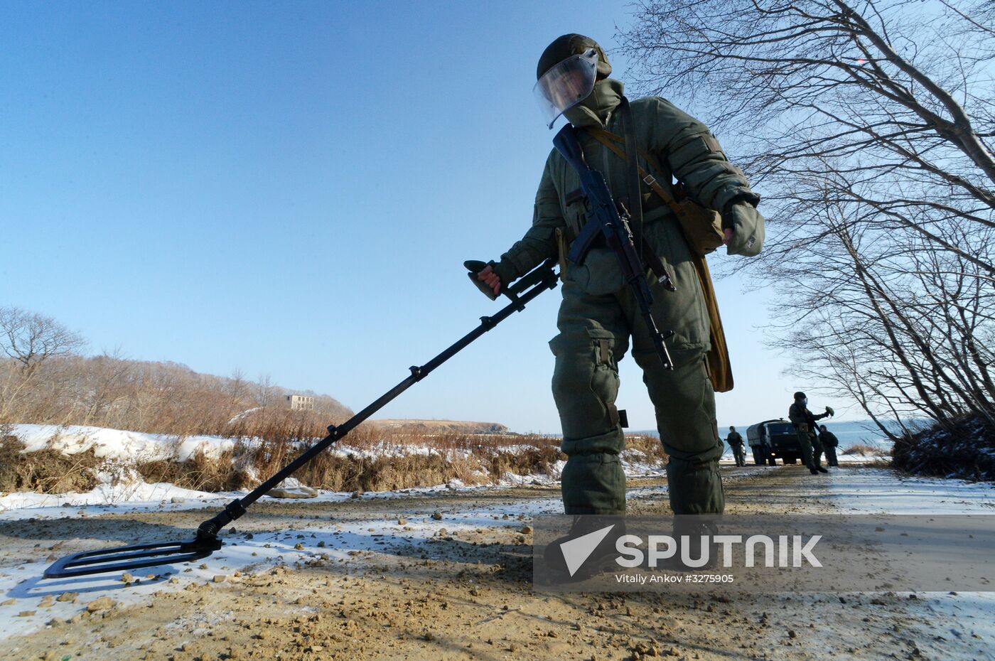 Pacific Navy detached engineering battalion holds exercise