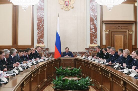 Russian Government meeting