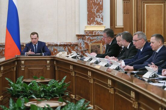 Russian Government meeting