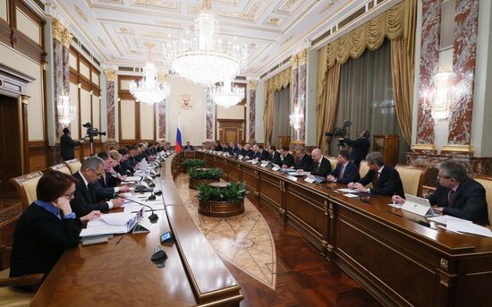 Russian Government meeting