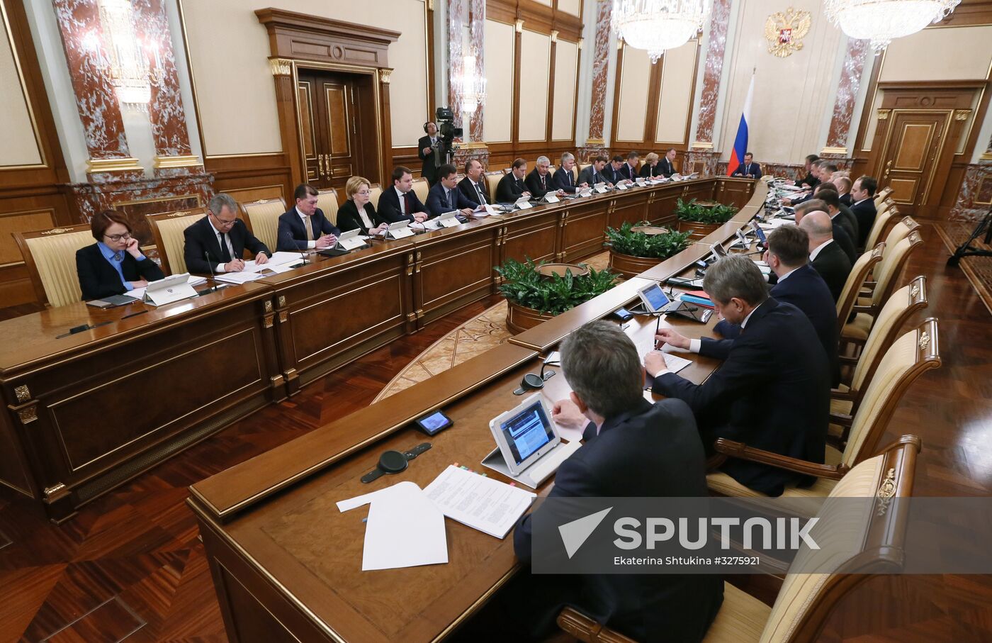 Russian Government meeting