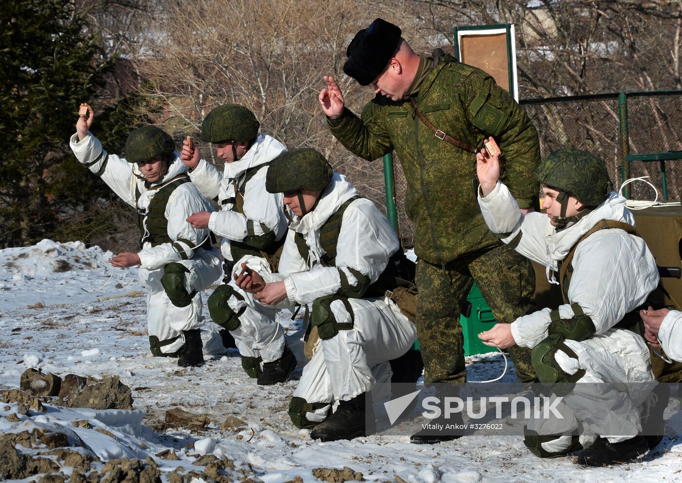 Pacific Fleet's detached combat engineers battalion exercises