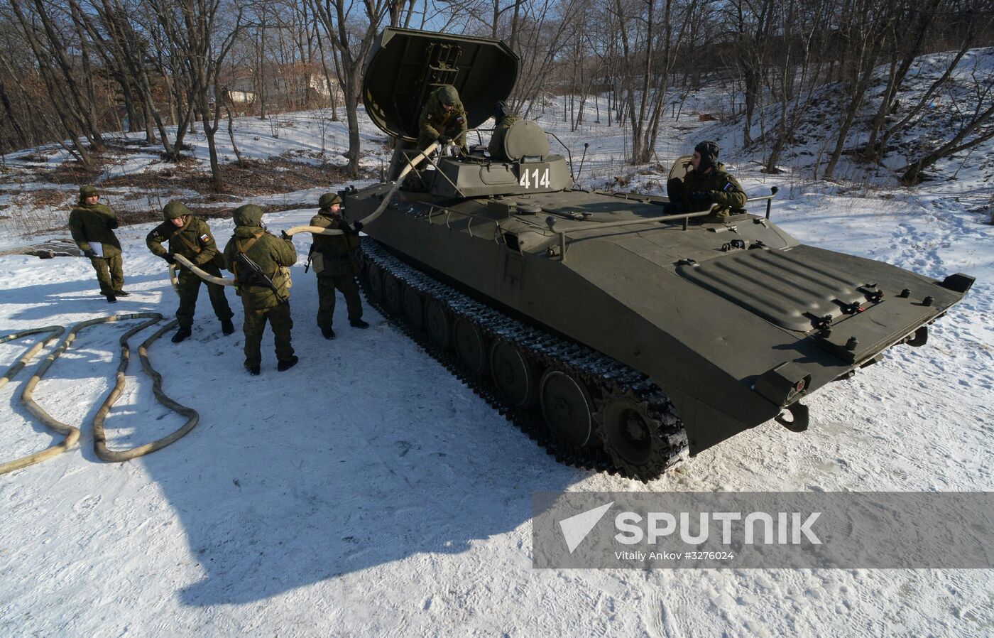 Pacific Fleet's detached combat engineers battalion exercises