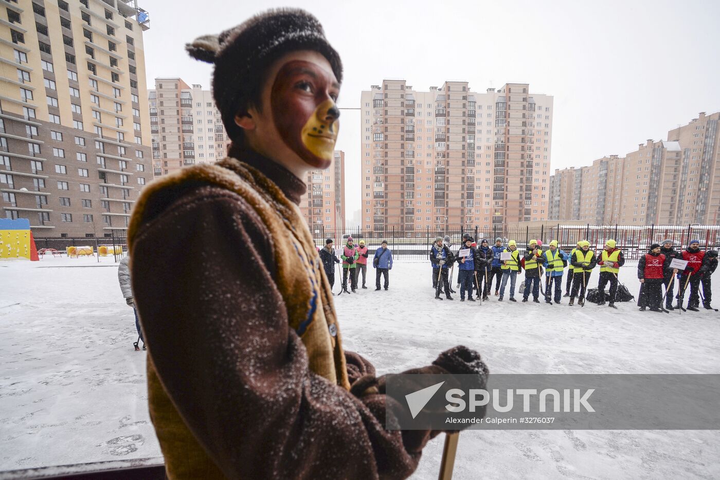 Russian Winter felt-boot bandy tournament in Leningrad Region
