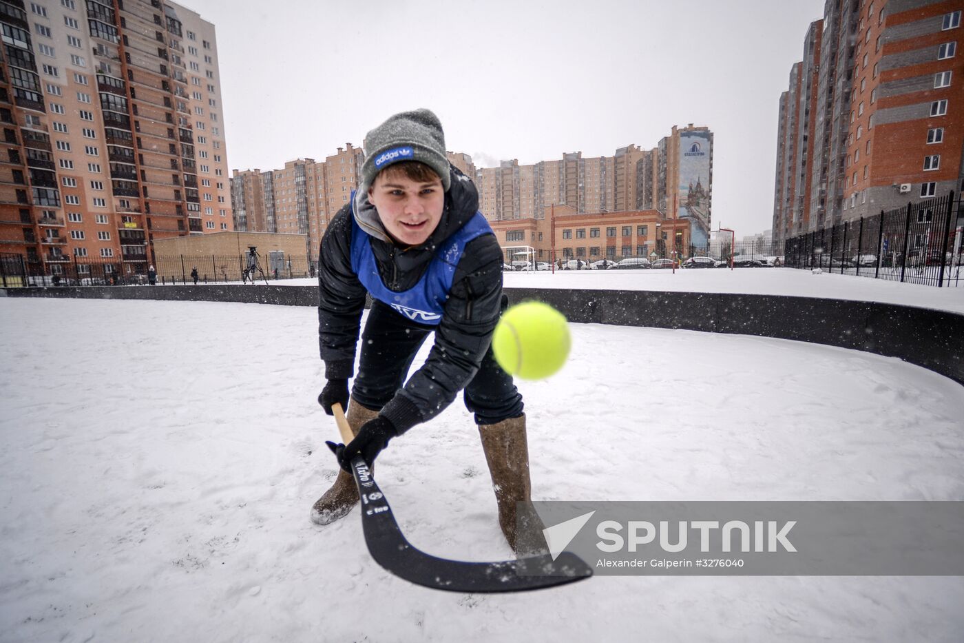 Russian Winter felt-boot bandy tournament in Leningrad Region