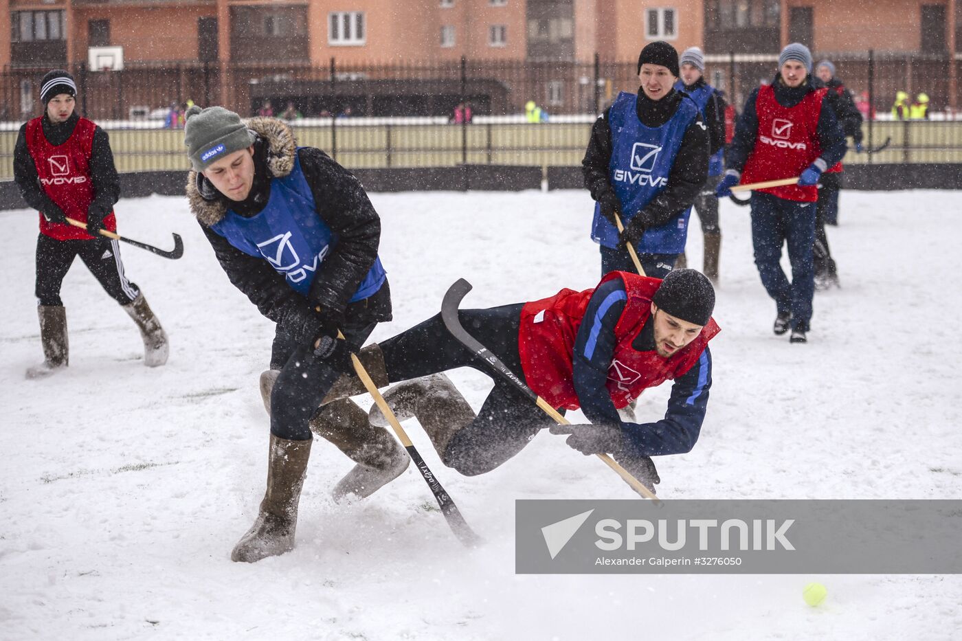 Russian Winter felt-boot bandy tournament in Leningrad Region
