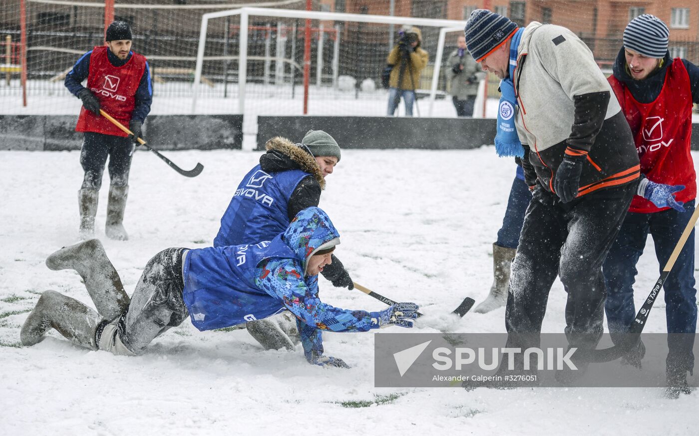Russian Winter felt-boot bandy tournament in Leningrad Region