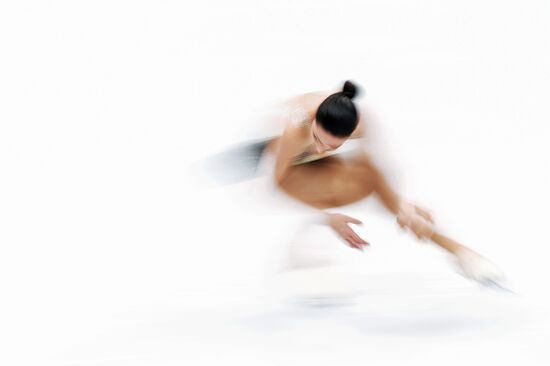 European Figure Skating Championship. Women's short program
