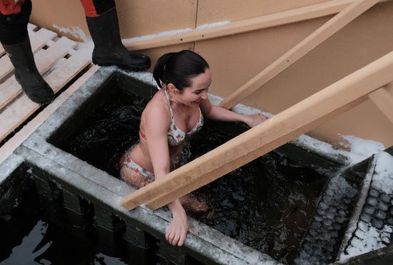 Epiphany Day celebrations in Russian cities