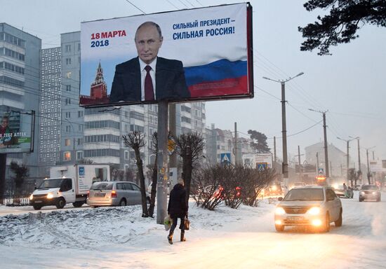 Election campaigning in Chita