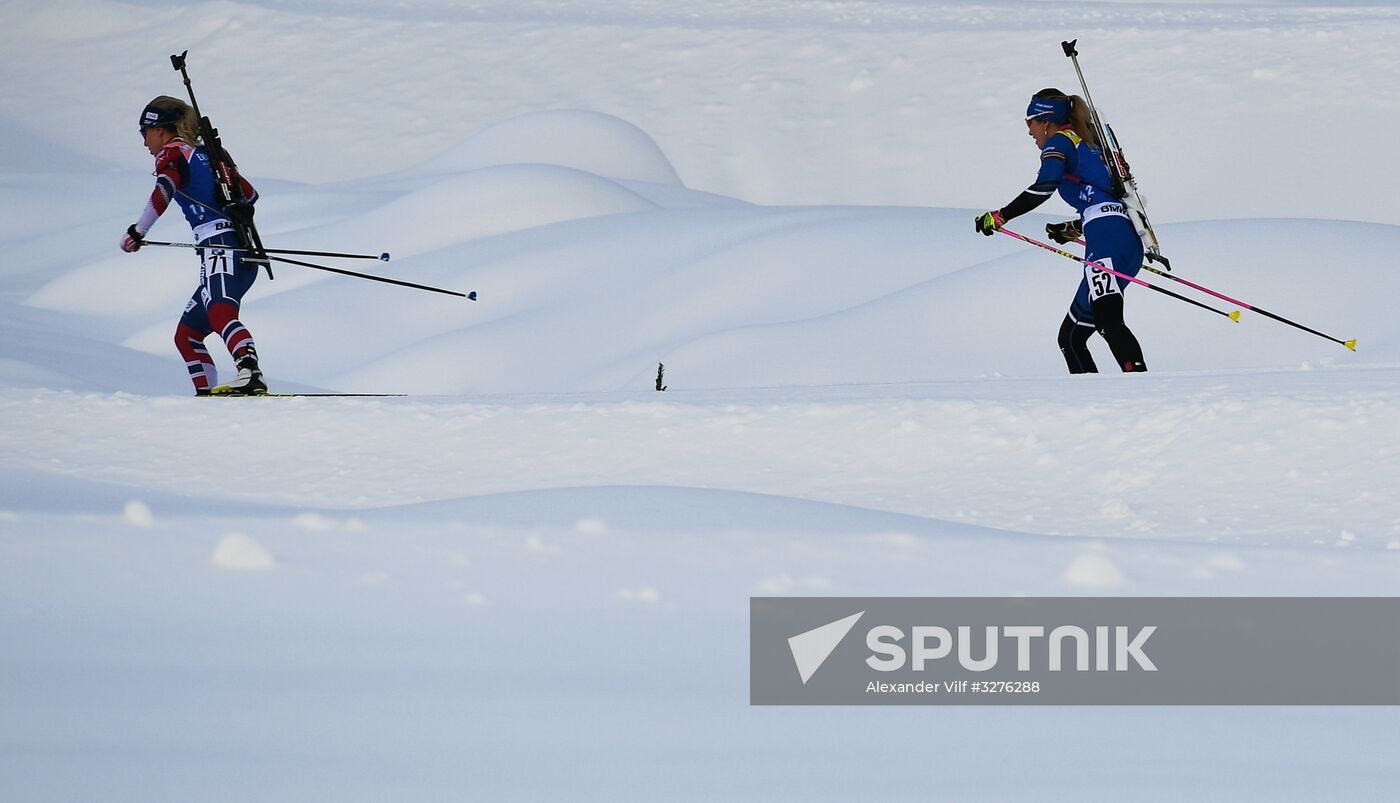 Biathlon. World Cup 6. Women's sprint