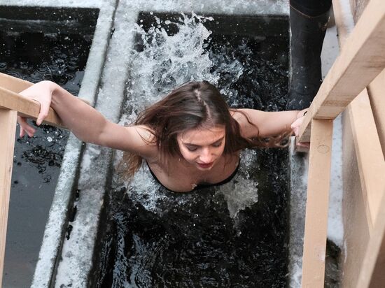 Epiphany Day celebrations in Russian cities