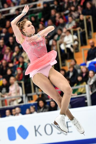 European Figure Skating Championships. Women's short program