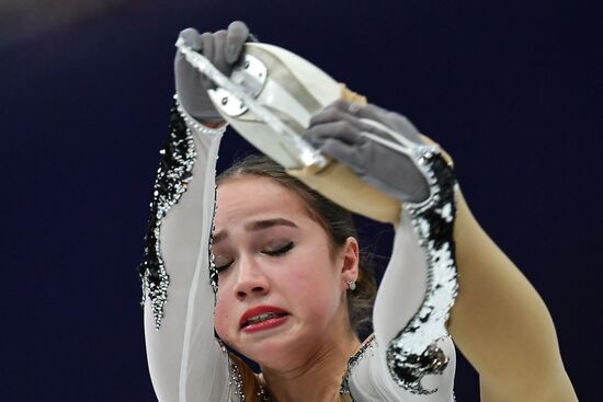 European Figure Skating Championship. Women's short program