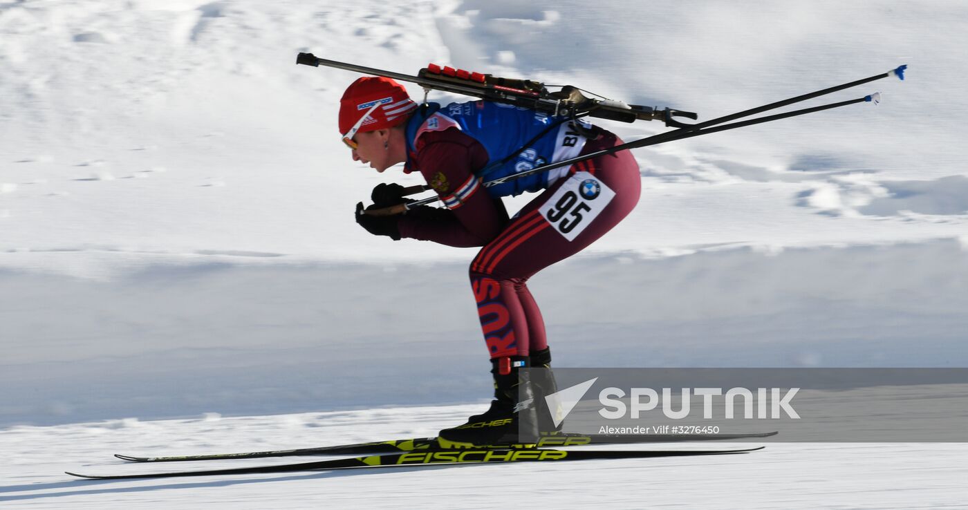 Biathlon. World Cup 6. Women's sprint