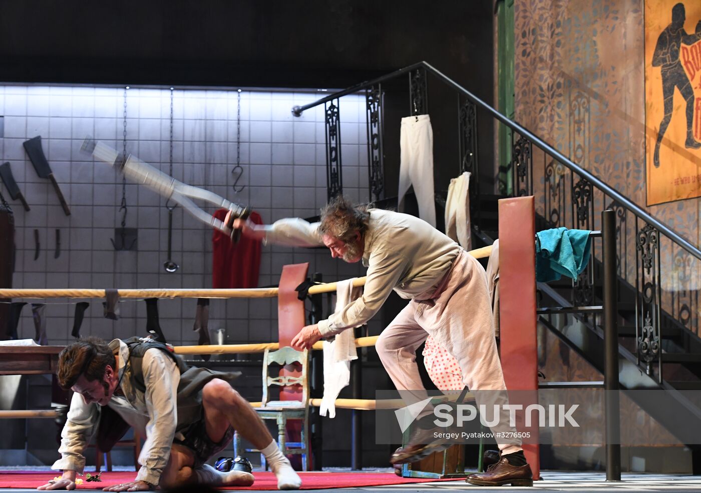Run-through of play 'Do not become a stranger' in Sovremennik Theater