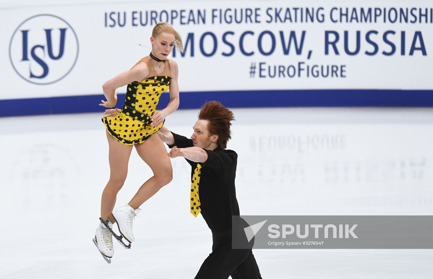 ISU European Figure Skating Championships. Pairs free skating.
