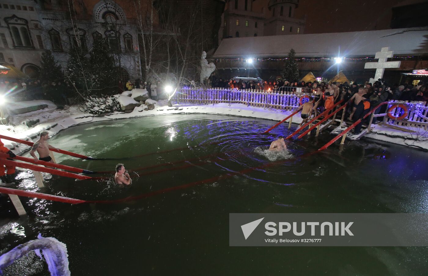 Epiphany celebration in Moscow