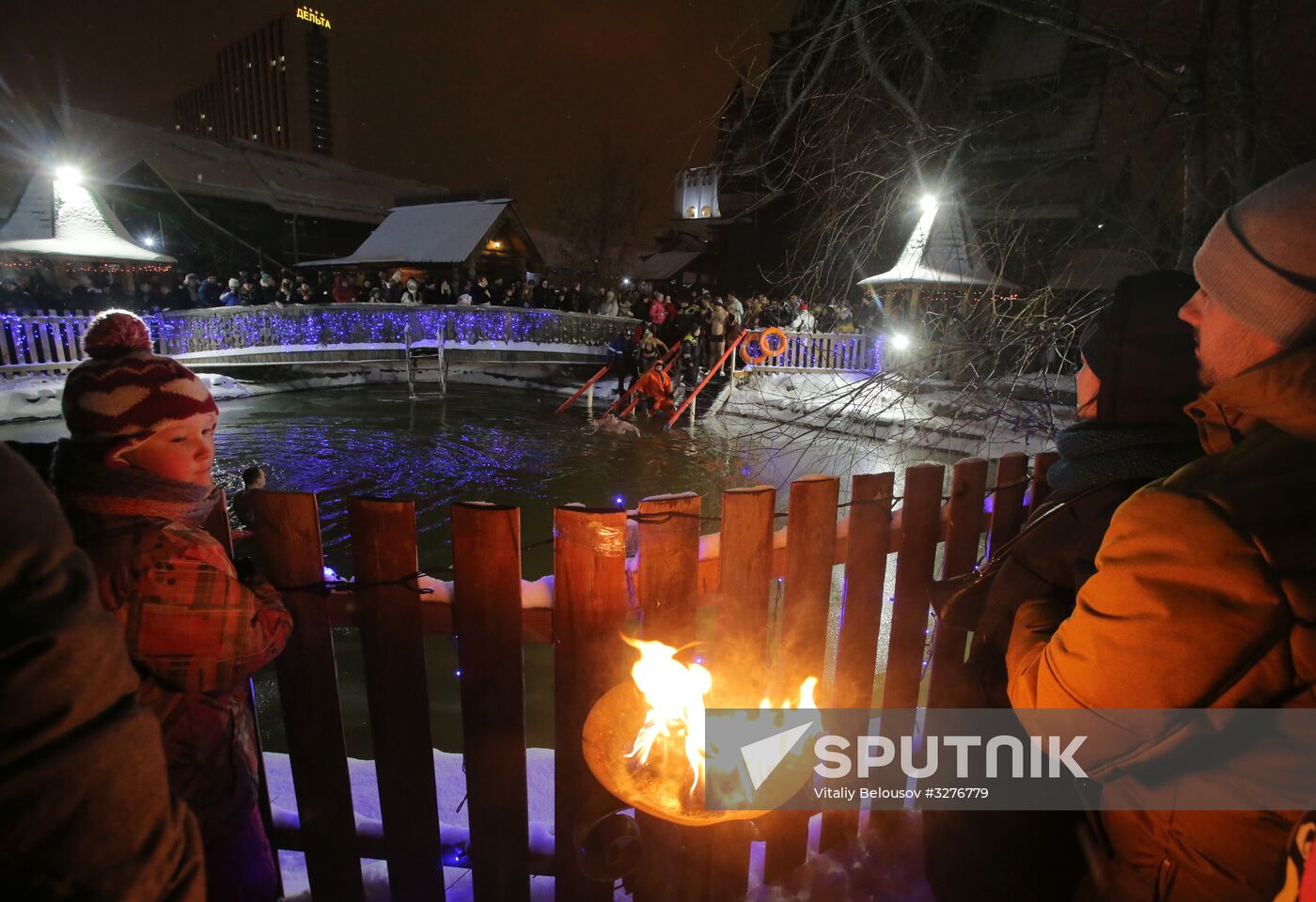 Epiphany celebration in Moscow