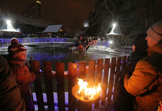 Epiphany celebration in Moscow