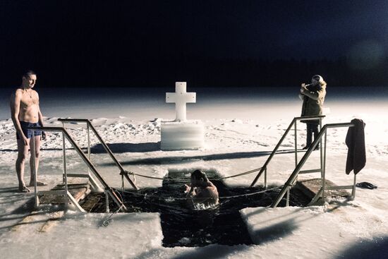Epiphany Celebration in Valdai Iversky Monastery
