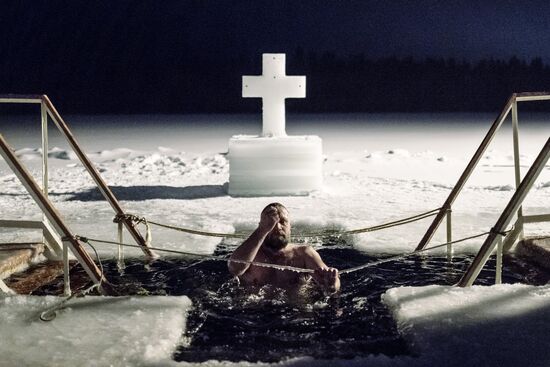 Epiphany Celebration in Valdai Iversky Monastery