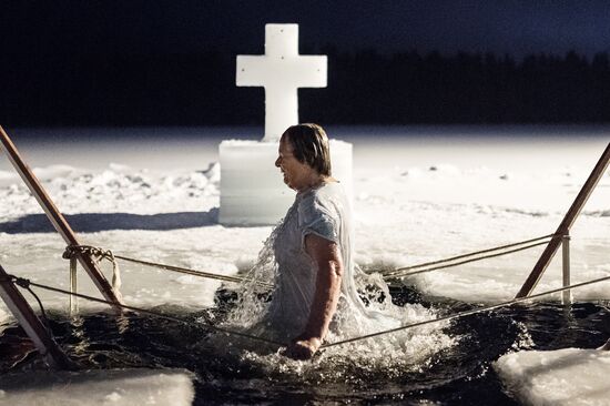 Epiphany Celebration in Valdai Iversky Monastery