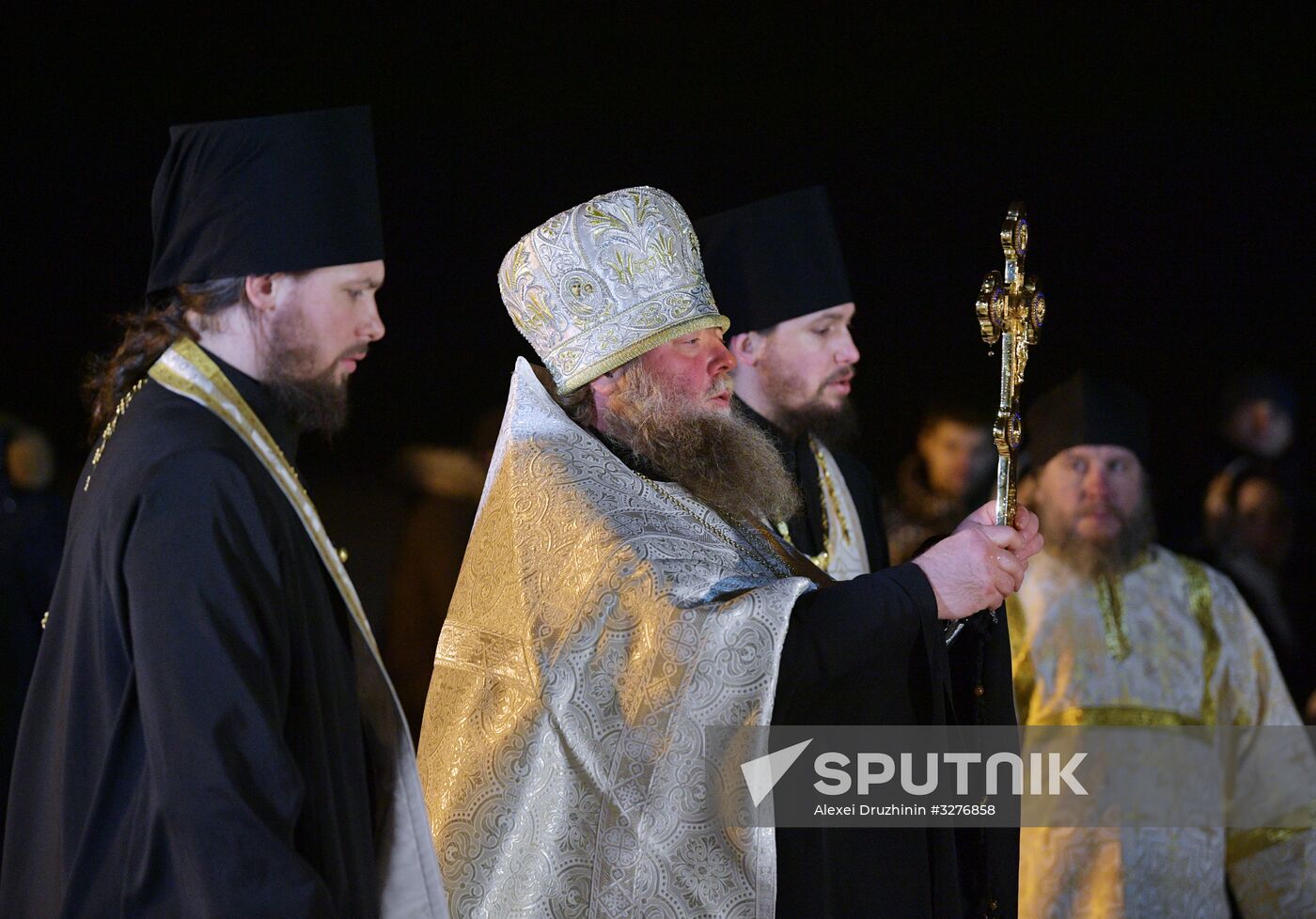 President Vladimir Putin takes part in Epiphany bathing on Lake Seliger