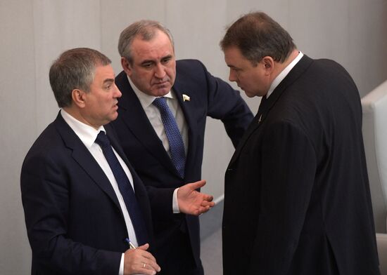 State Duma plenary meeting