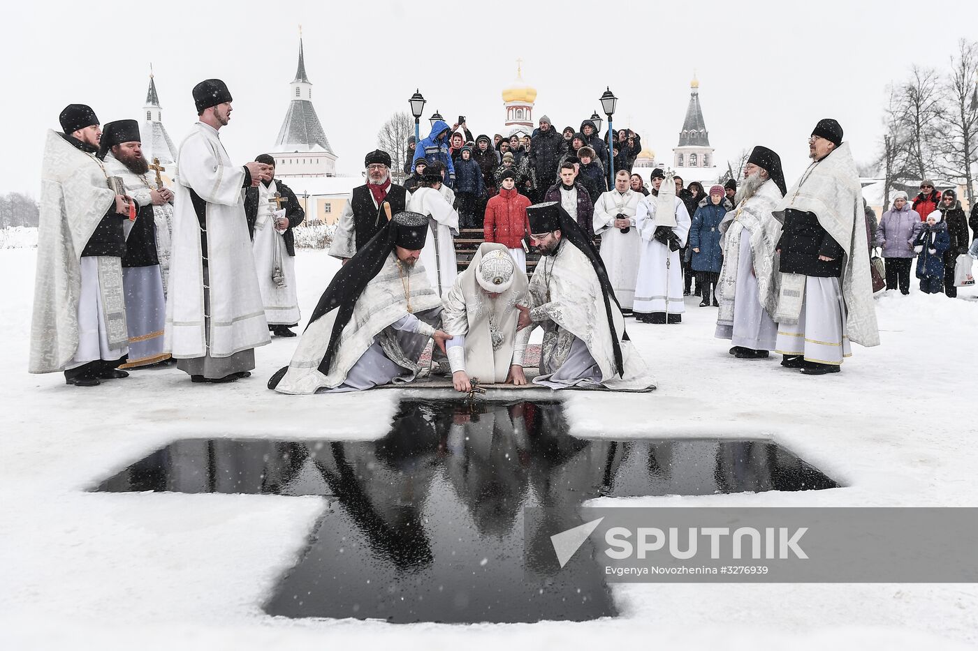 Epiphany Celebration in Valdai Iversky Monastery