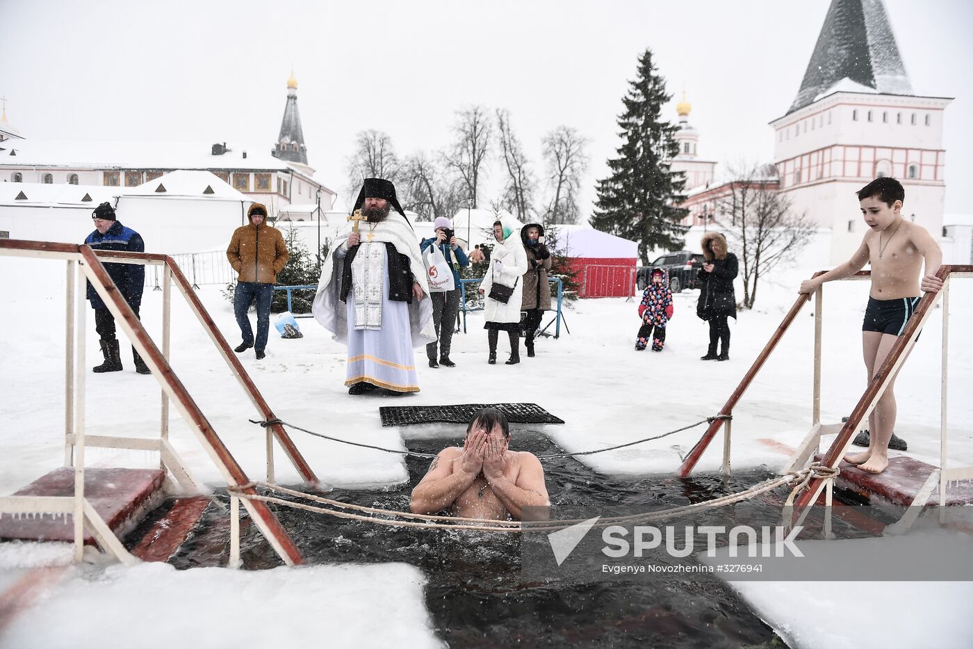 Epiphany Celebration in Valdai Iversky Monastery