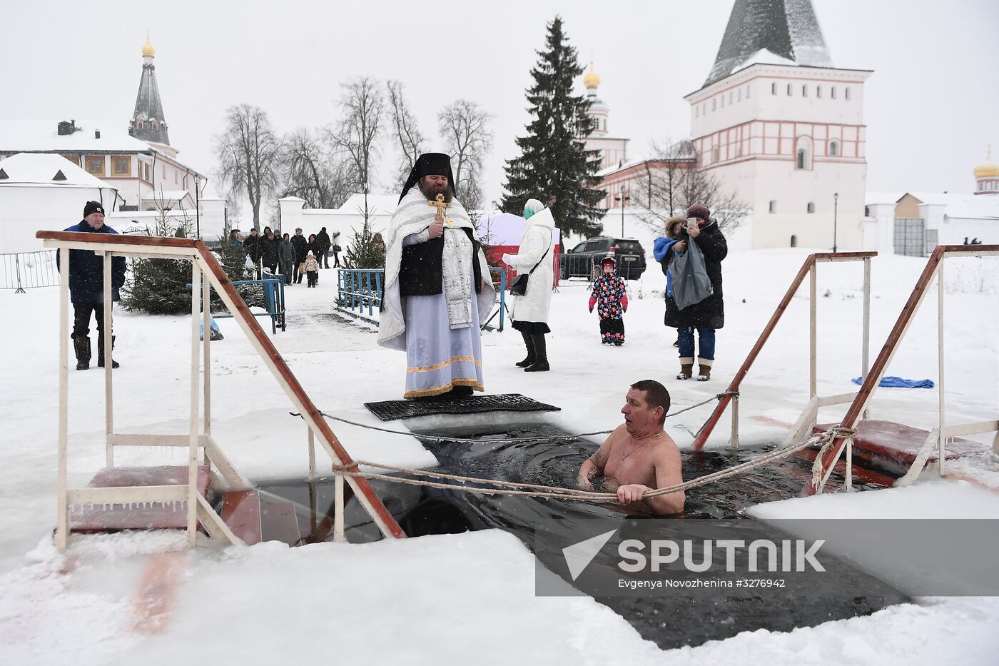 Epiphany Celebration in Valdai Iversky Monastery