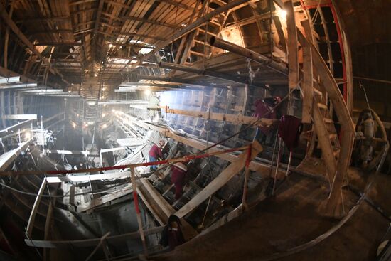 Construction of Nizhnyaya Maslovka metro station
